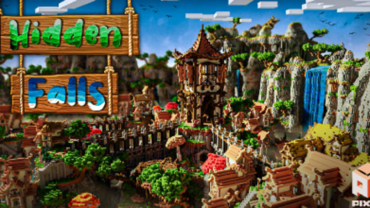 Hidden Falls - Minecraft map