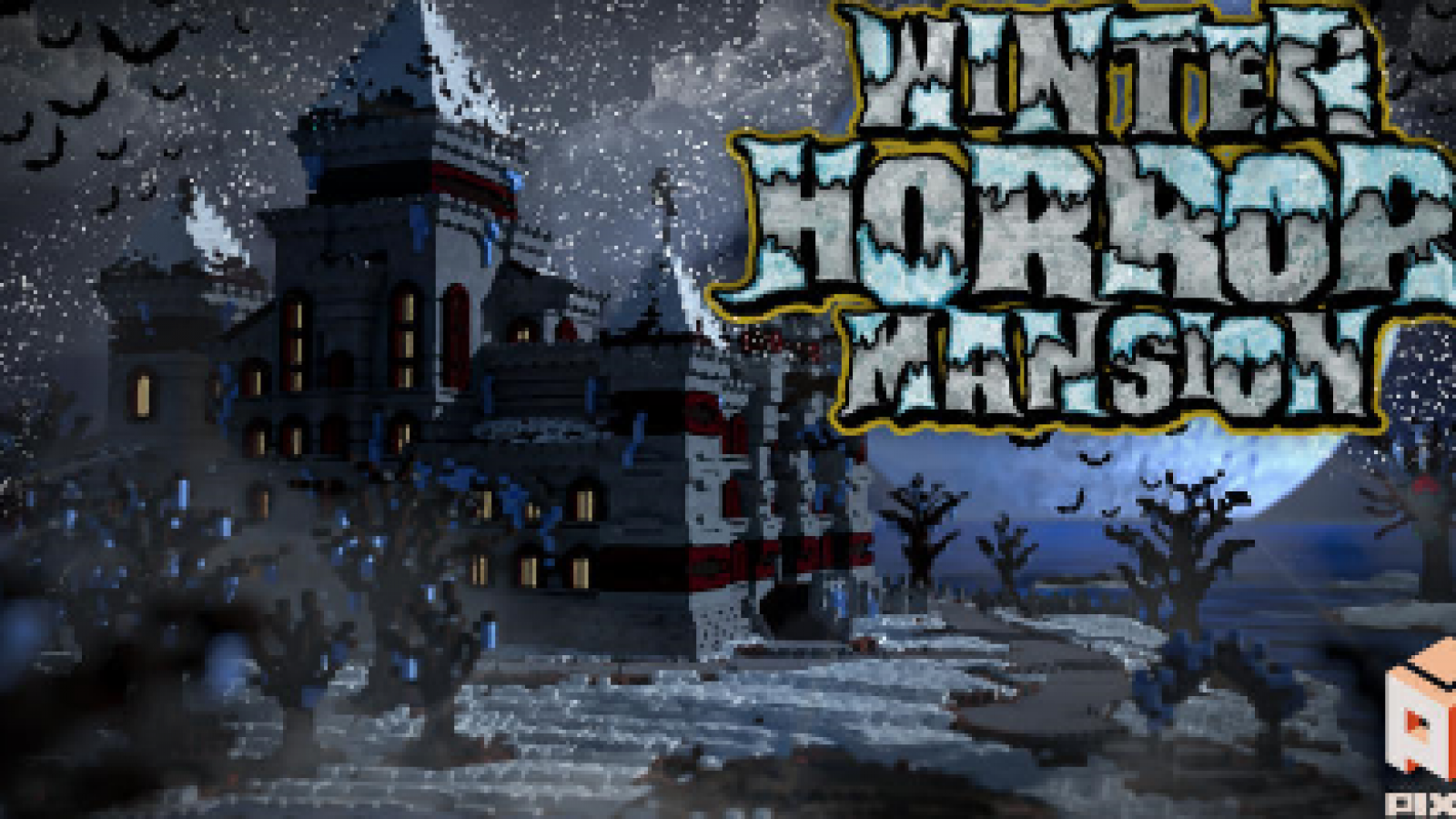 Winter Horror Mansion - Minecraft map